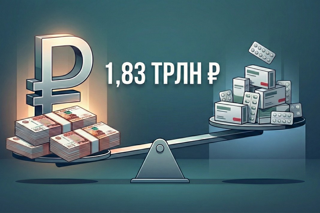 розничный фармрынок России достиг 1,83 трлн рублей