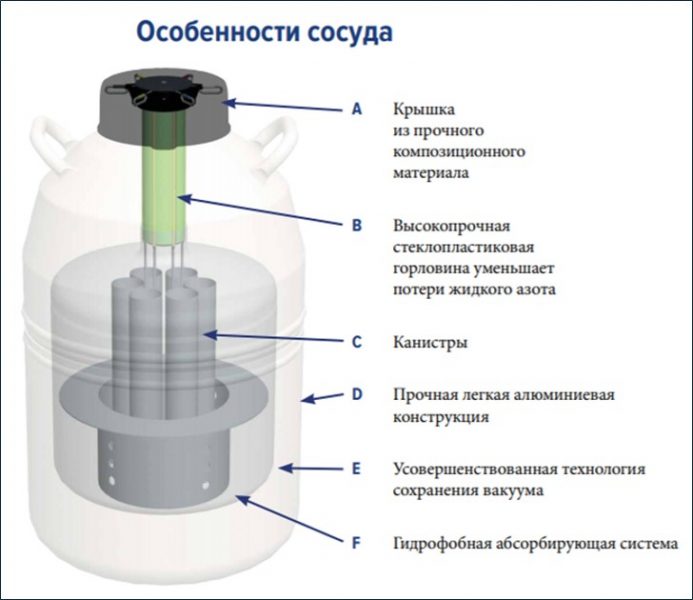 О «бедном» Дьюаре замолвите слово 6 Строение сосуда Дьюара MVE Doble