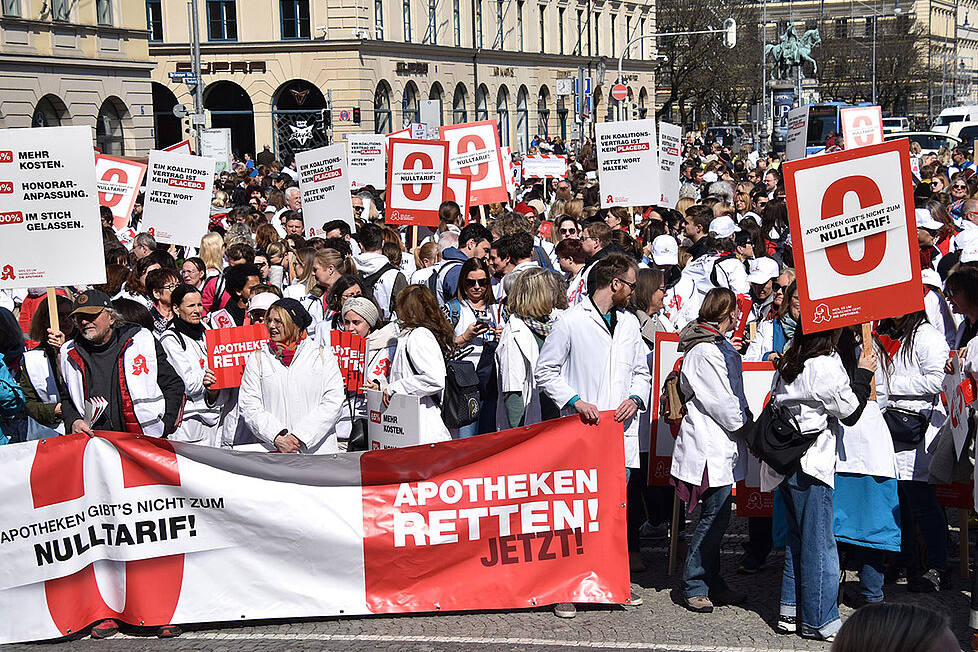 Протесты фармацевтов в Германии