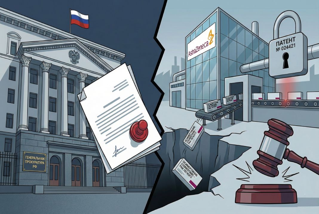 «АстраЗенека» обратилась в Генпрокуратуру РФ