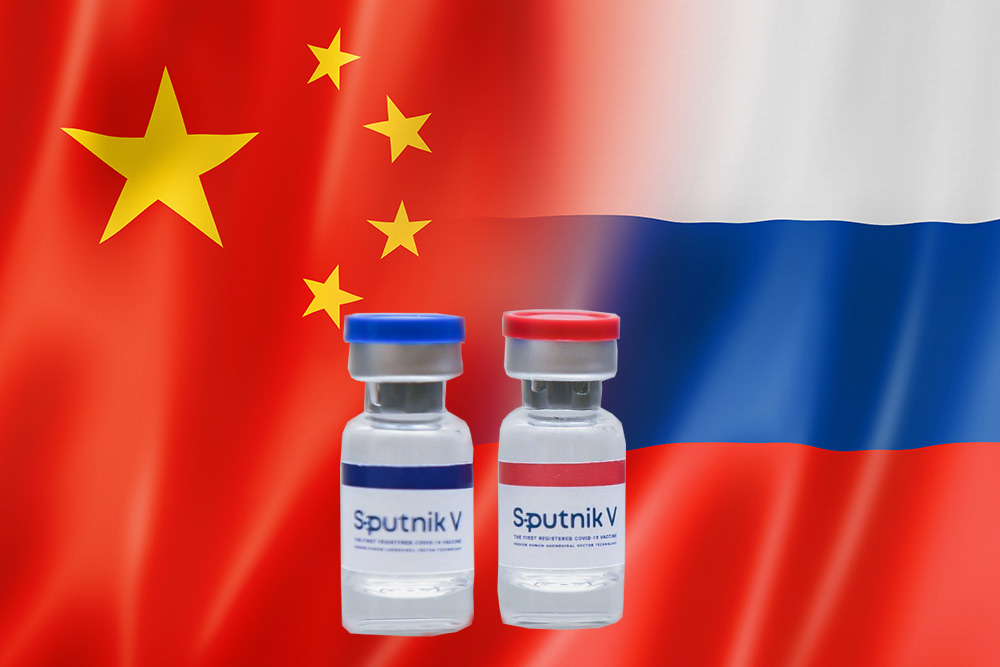 Китай Россия Спутник V