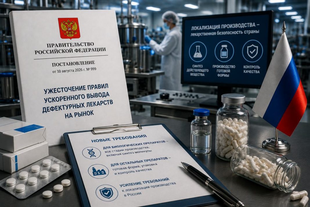 ужесточение правил ускоренного вывода дефектурных лекарств