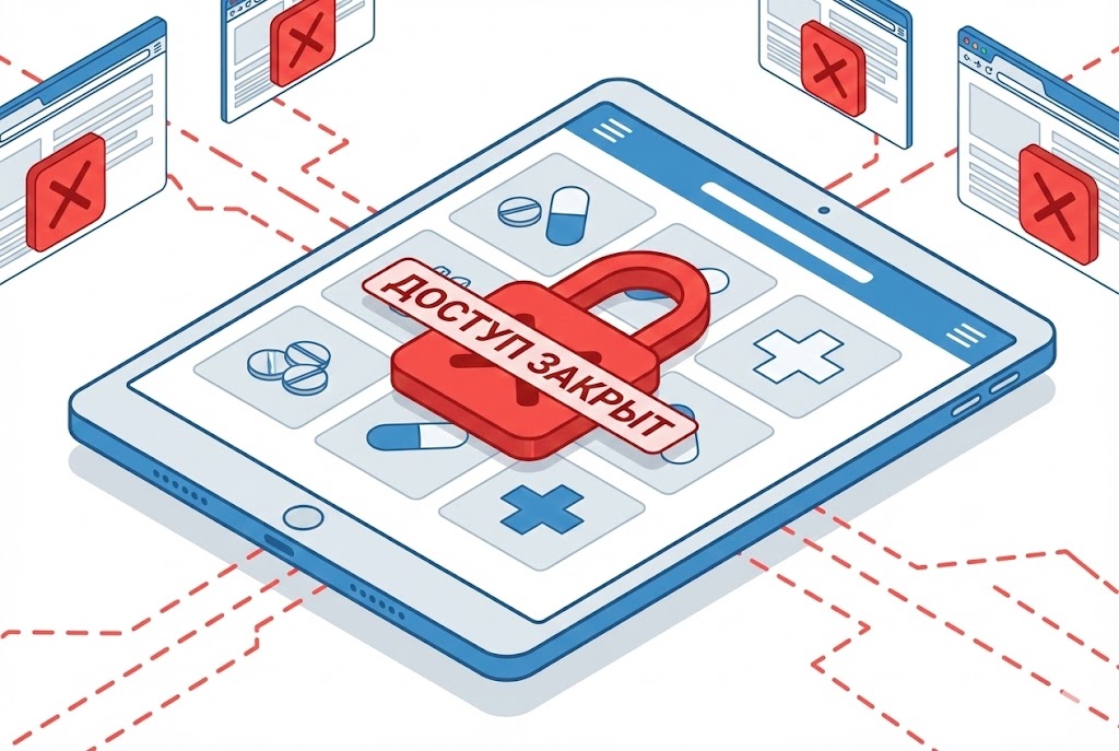 в 2025 году заблокировано более 21,5 тыс. нелегальных онлайн-аптек