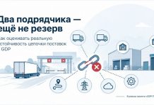 Два подрядчика — ещё не резерв: как оценивать реальную устойчивость цепочки поставок в GDP как оценивать реальную устойчивость цепочки поставок в GDP