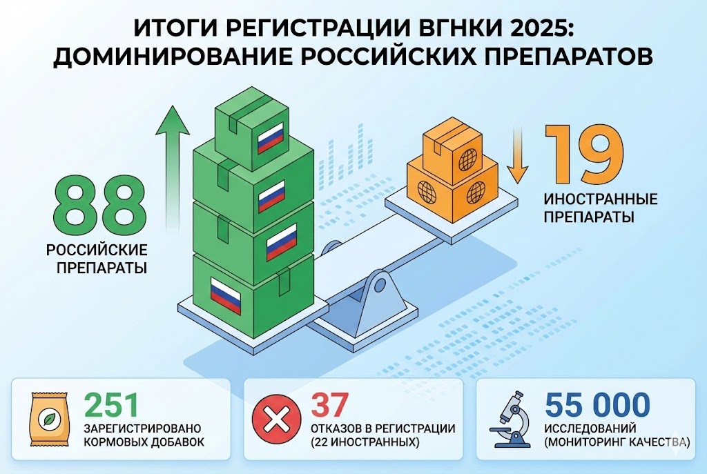 ФГБУ «ВГНКИ» представило статистику за 2025 год