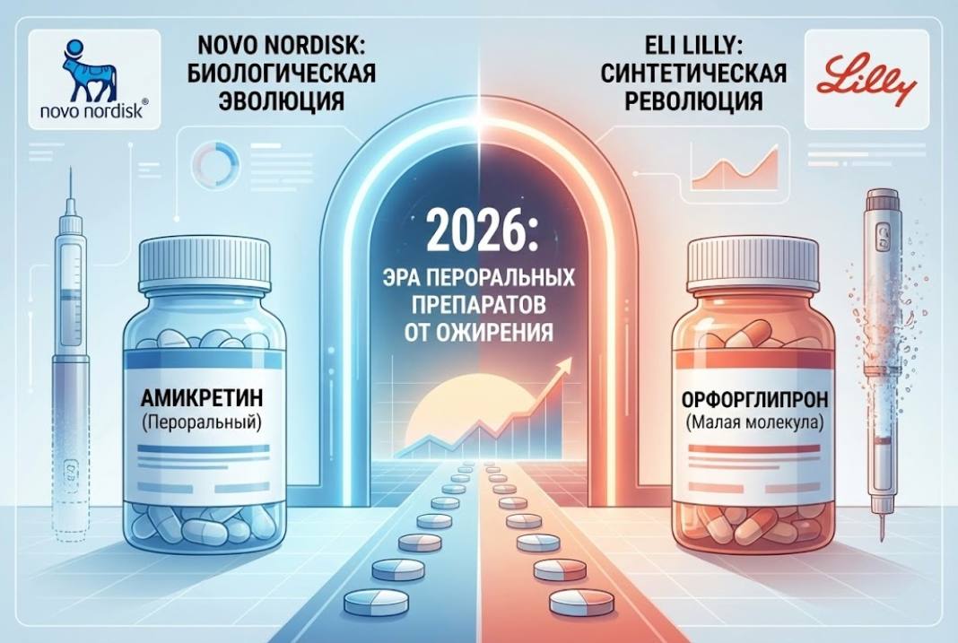 Химия Lilly против пептидов Novo