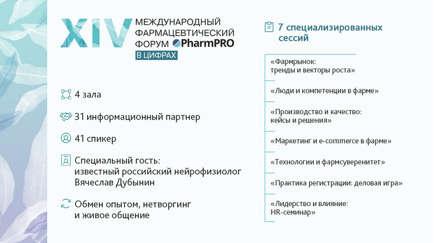 PharmPRO конференция PharmPRO конференция
