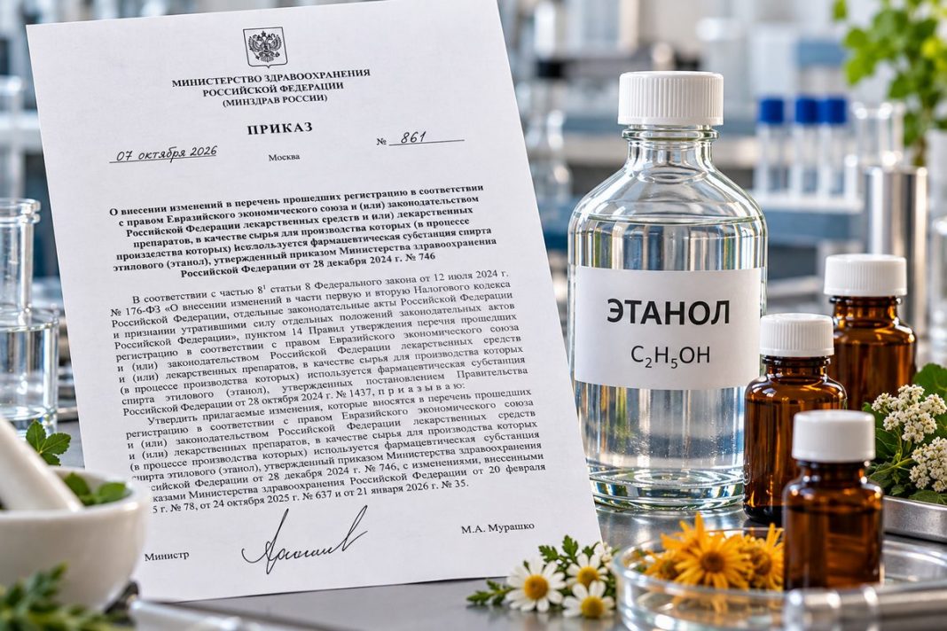 приказ от 7 октября 2026 года № 861