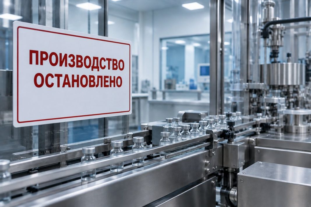 остановка производства