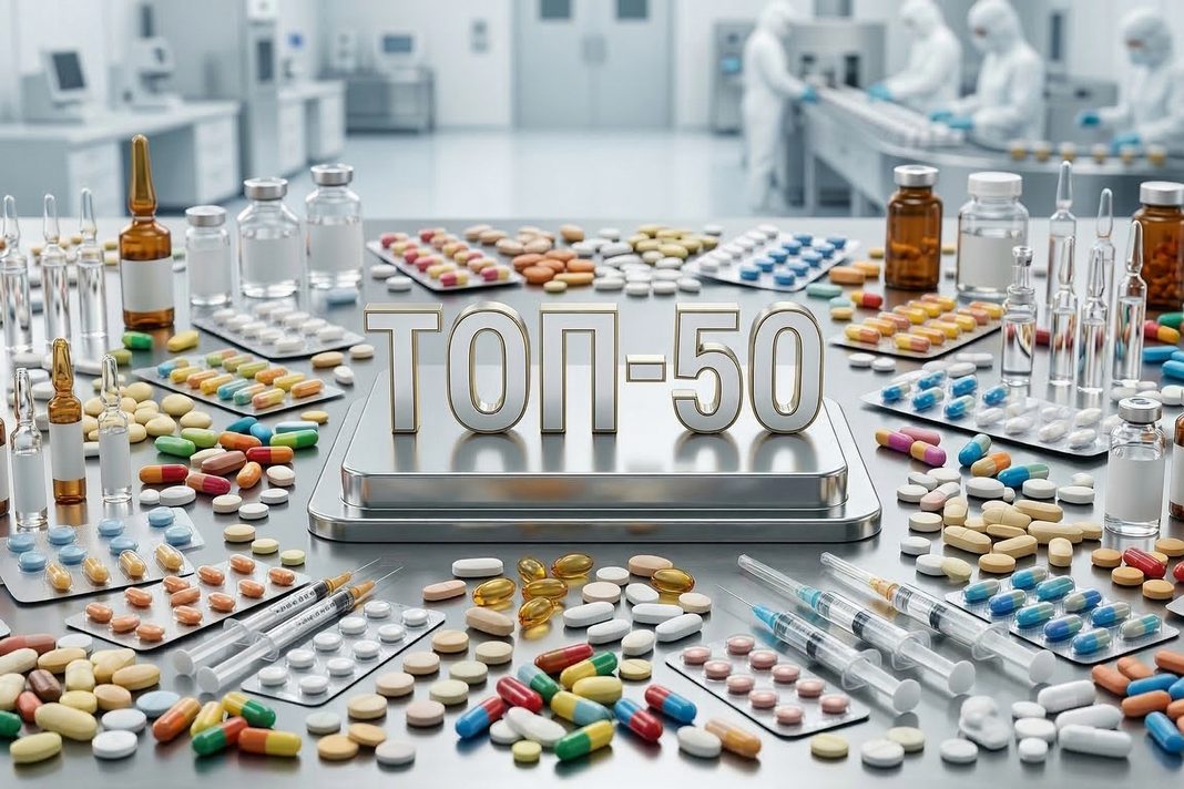 ТОП-50 основных российских производителей лекарственных средств