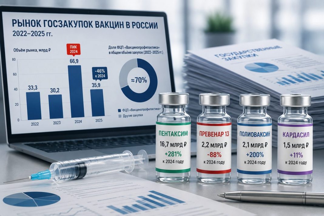 рынок госзакупок вакцин в России