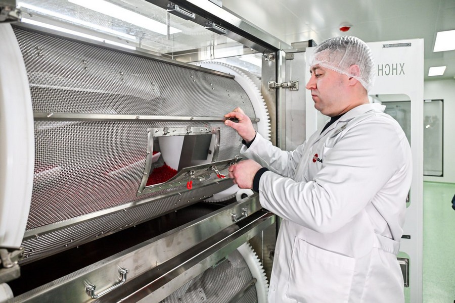 На фармацевтическом заводе "Велфарм-М" запустили новое производство  1 Новое производство Велфарм-М